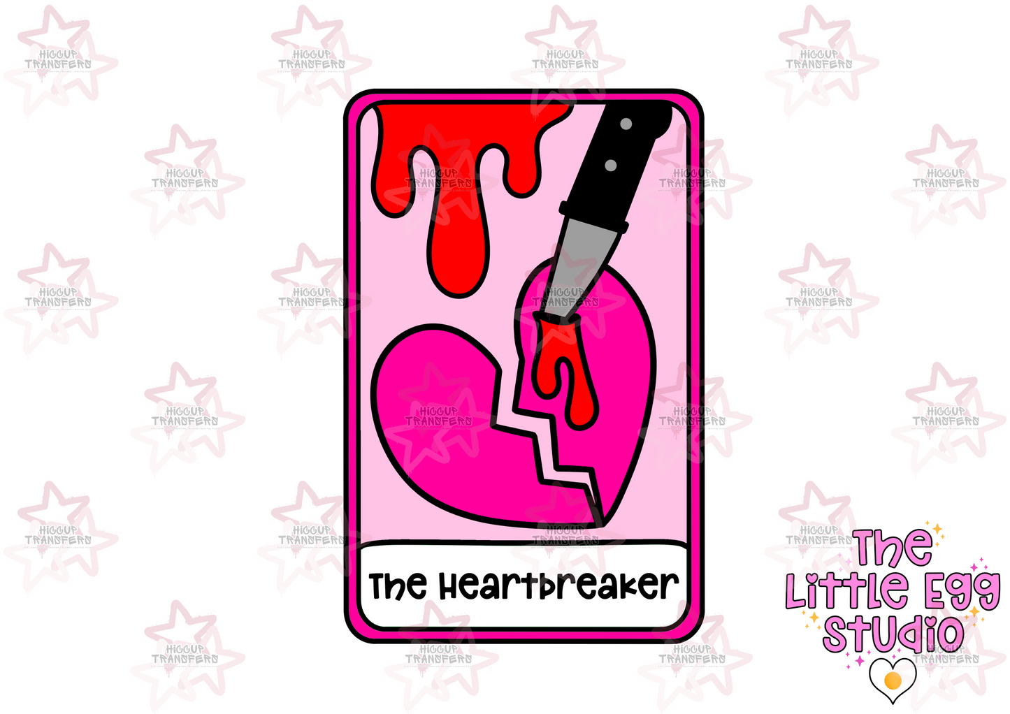 The Heartbraker | The Little Egg Studio | 3” UVDTF Decal