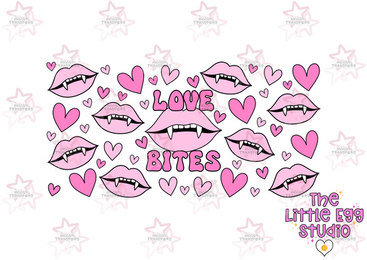 Love Bites | The Little Egg Studio | 16oz UVDTF Libbey Wrap