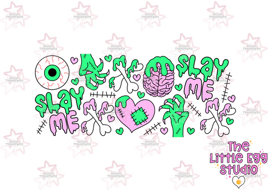 Slay Me | The Little Egg Studio | 16oz UVDTF Libbey Wrap