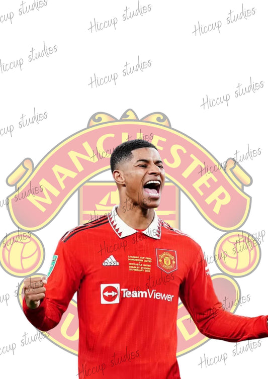 Marcus Rashford | UVDTF 3” Decal | Hiccup Exclusive Design g