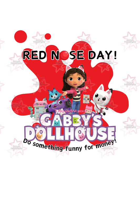 Dollshouse | DTF Transfer | Hiccup Exclusive Design | Red Nose Day