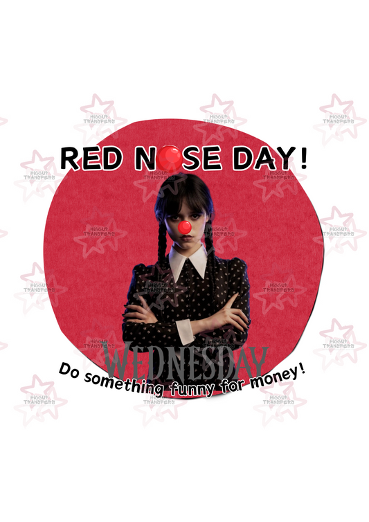 Wed | DTF Transfer | Hiccup Exclusive Design | Red Nose Day