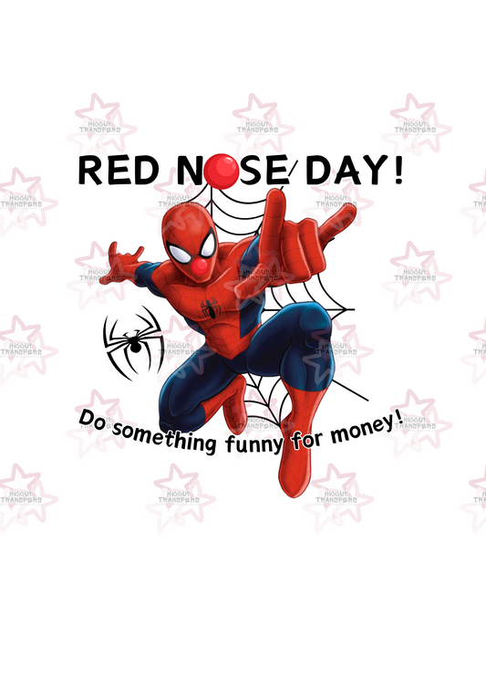 Spidey | DTF Transfer | Hiccup Exclusive Design | Red Nose Day