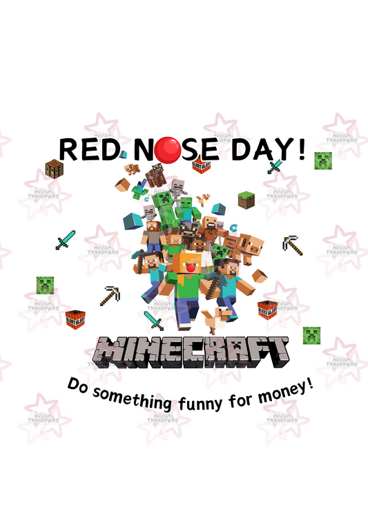 Blocks | DTF Transfer | Hiccup Exclusive Design | Red Nose Day
