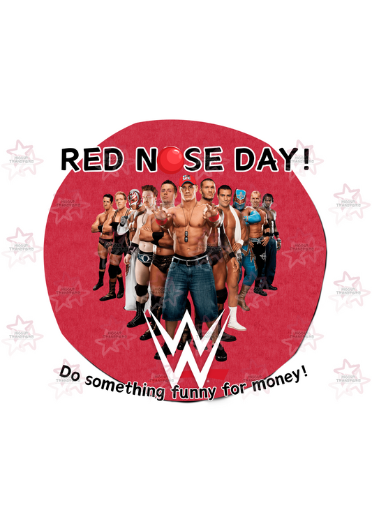 Wrestlers | DTF Transfer | Hiccup Exclusive Design | Red Nose Day