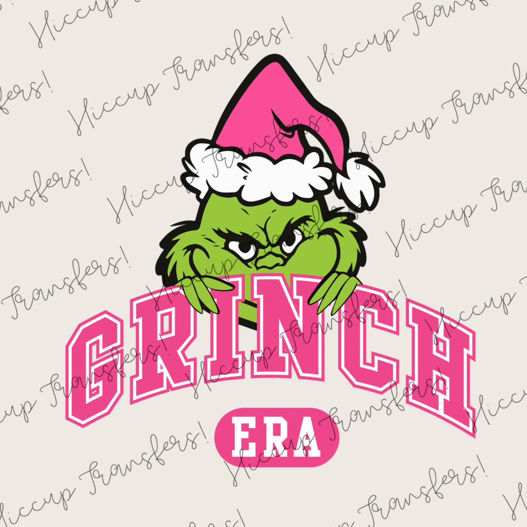 G Era | DTF transfer | Pink Green Christmas