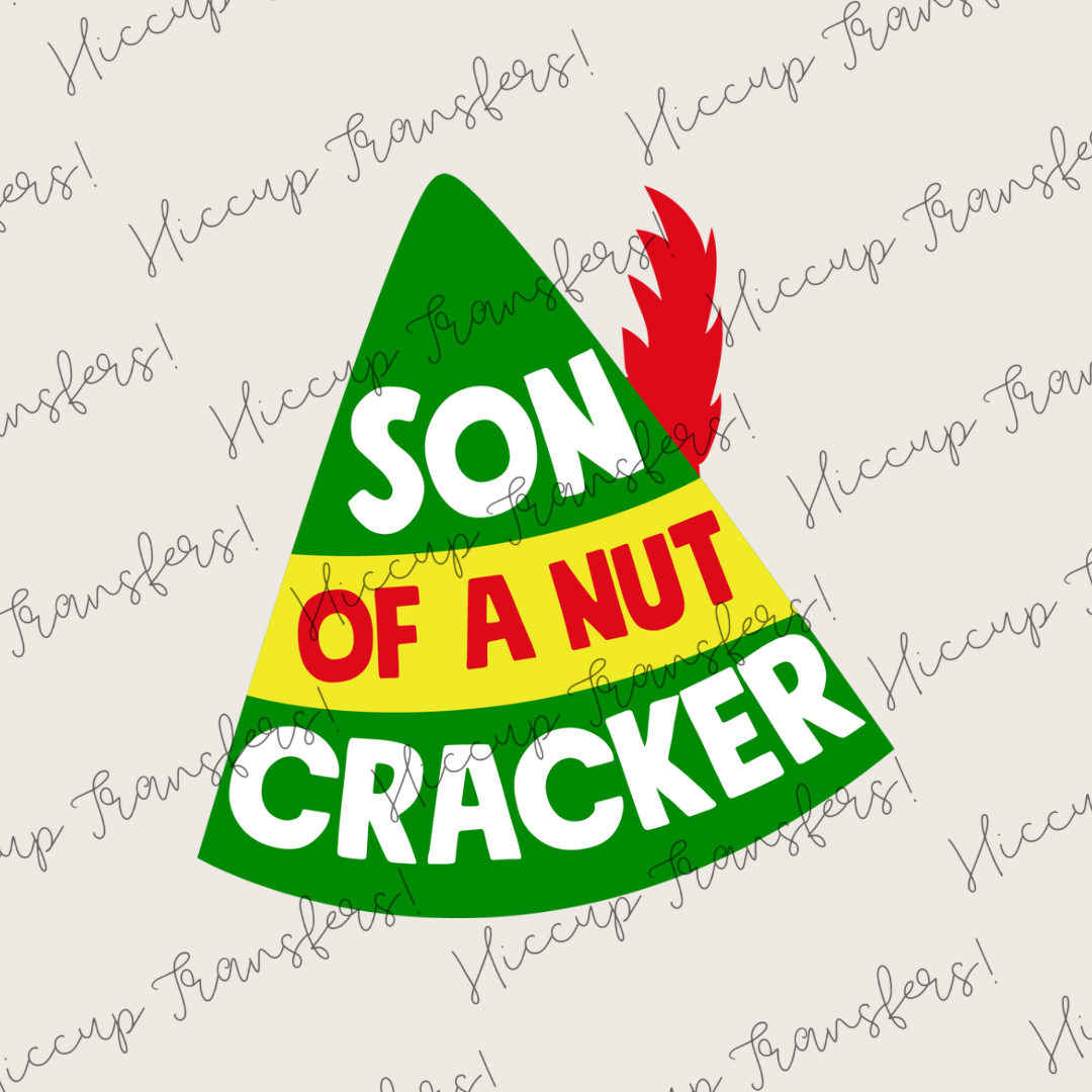 Son Of A Nutcracker Hat | DTF transfer | Elf Christmas