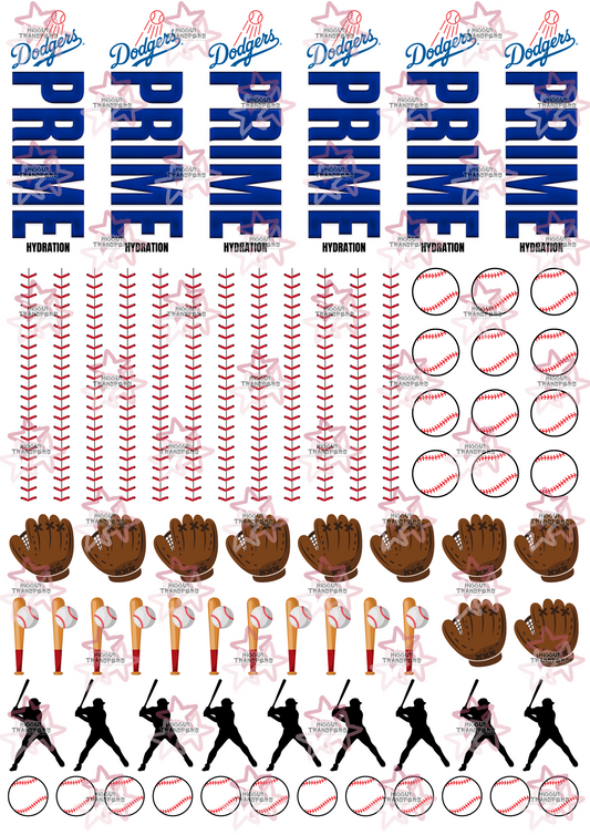 Dodgers Prime 2 A3 Decal Sheet