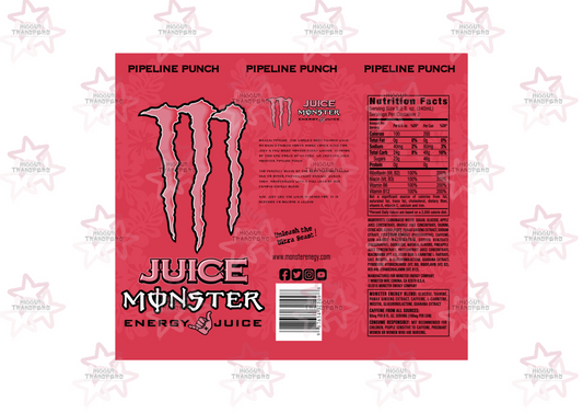 Monster Pipeline Punch | 20oz Tumbler Sublimation Wrap