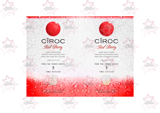 Ciroc Vodka Red Berry | 20oz Tumbler Sublimation Wrap