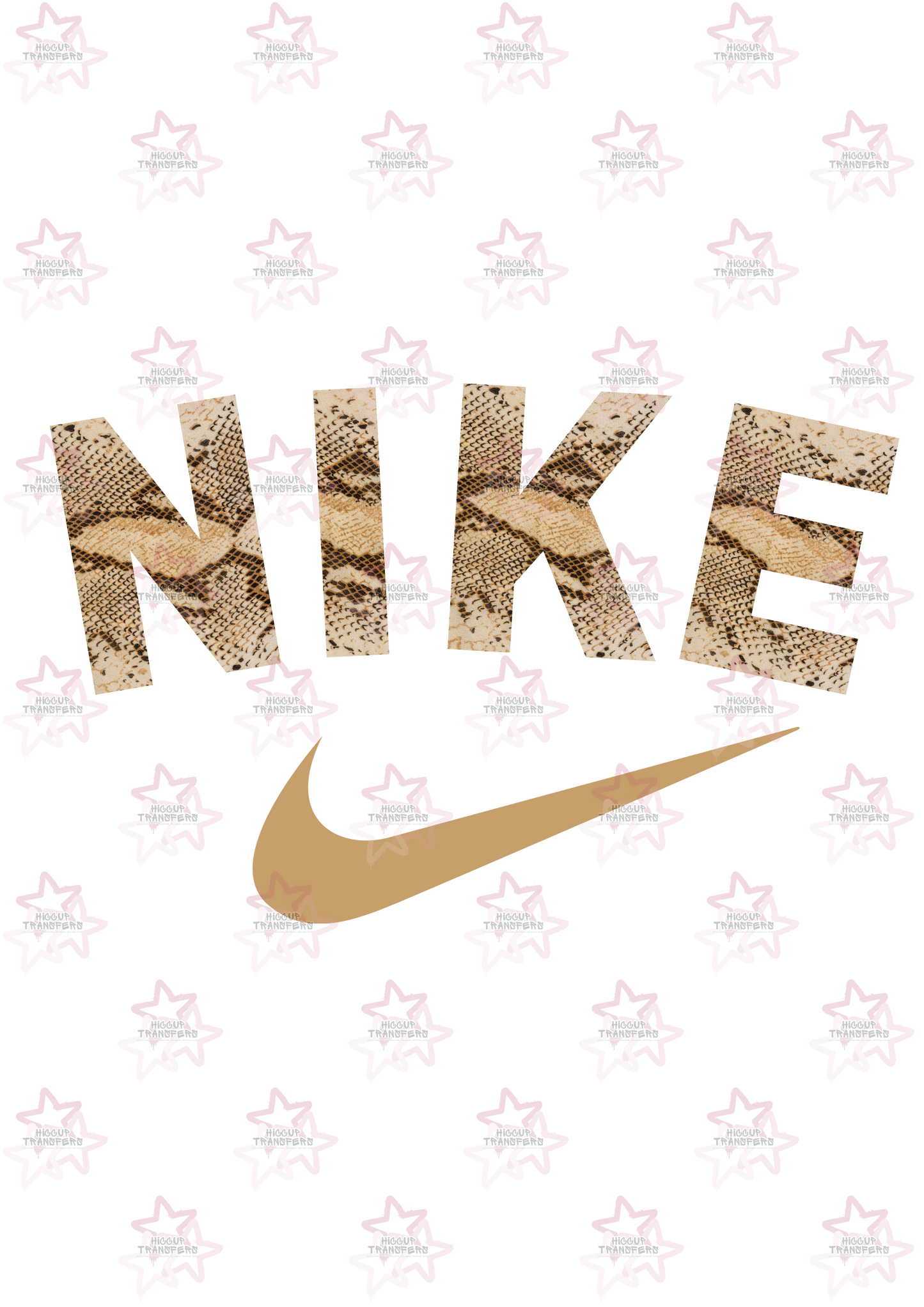 Snake Print  | DTF transfer | Hiccup Exclusive Design | Swoosh Tick