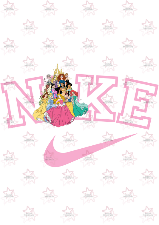 All The Princesses | DTF transfer | Hiccup Exclusive Design | Swoosh Tick