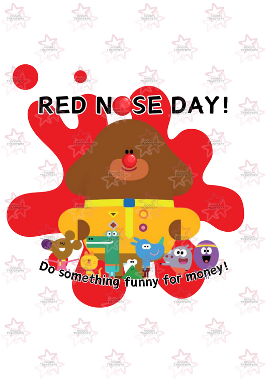 Duggee and Squirrels | DTF Transfer | Hiccup Exclusive Design | Red Nose Day