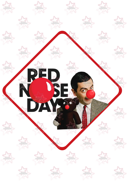 Bean | DTF Transfer | Hiccup Exclusive Design | Red Nose Day