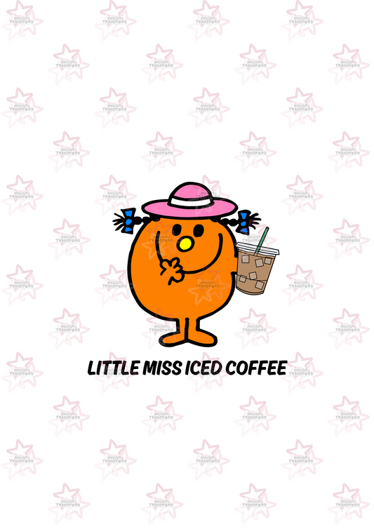 Little Miss Iced Coffee | UVDTF 3” / 6” / 8” Decal