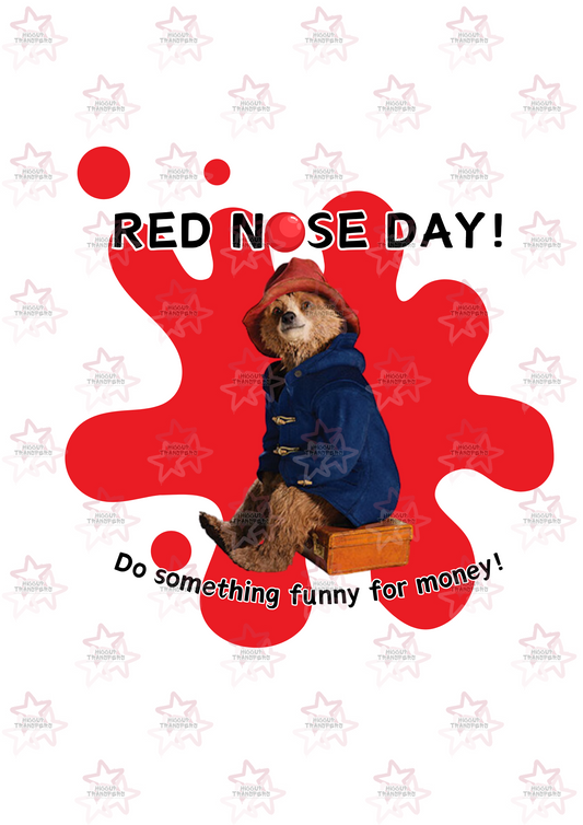 Paddington | DTF Transfer | Hiccup Exclusive Design | Red Nose Day