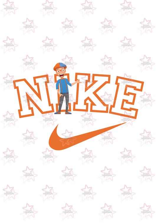 Blippi | DTF transfer | Hiccup Exclusive Design | Swoosh Tick