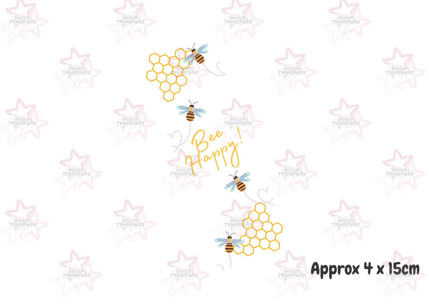 Bee Happy | Bookmark Decal / Print | UVDTF & Sublimation