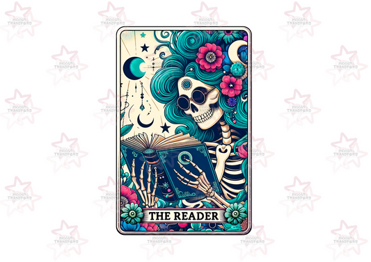 The Reader Tarot Card | UVDTF 3” UVDTF