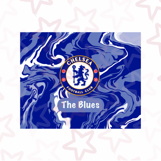 Chelsea The Blues | Sublimation Wrap 20oz Tumbler, 11oz Mug, 16oz Libbey | Hiccup Exclusive