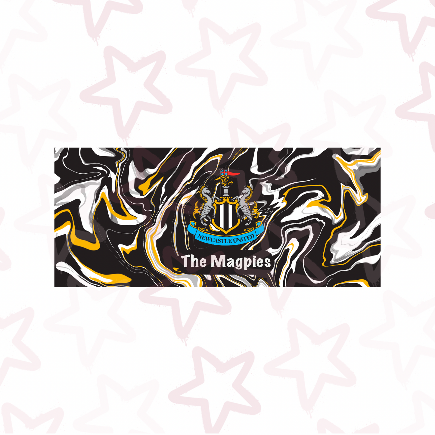 Newcastle United The Magpies | Sublimation Wrap 20oz Tumbler, 11oz Mug, 16oz Libbey | Hiccup Exclusive