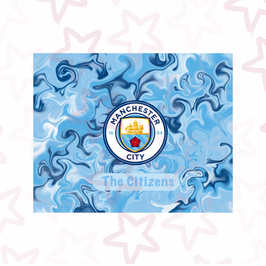 Manchester City The Citizens | Sublimation Wrap 20oz Tumbler, 11oz Mug, 16oz Libbey | Hiccup Exclusive