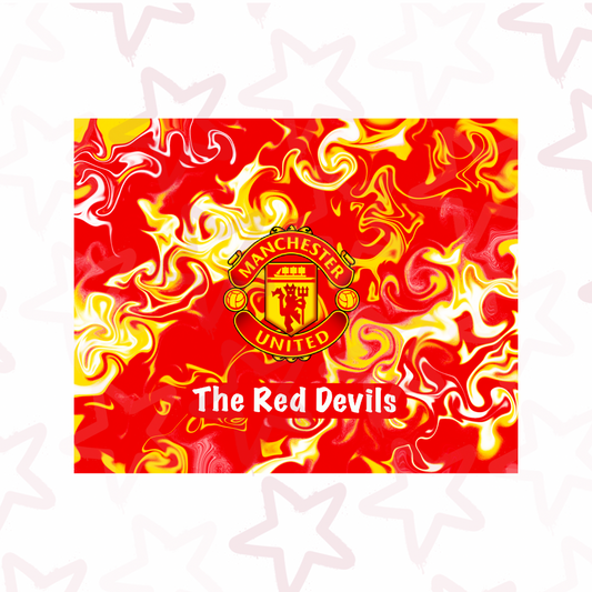 Manchester United The Red Devils | Sublimation Wrap 20oz Tumbler, 11oz Mug, 16oz Libbey | Hiccup Exclusive