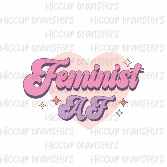 Feminist AF DTF transfer