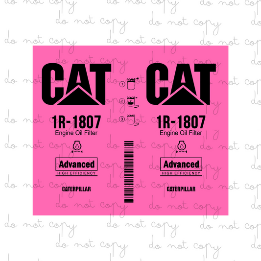 Pink CAT | 20oz Tumbler Sublimation Wrap