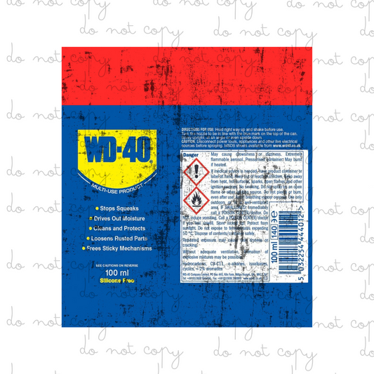 WD40 | 20oz Tumbler Sublimation Wrap