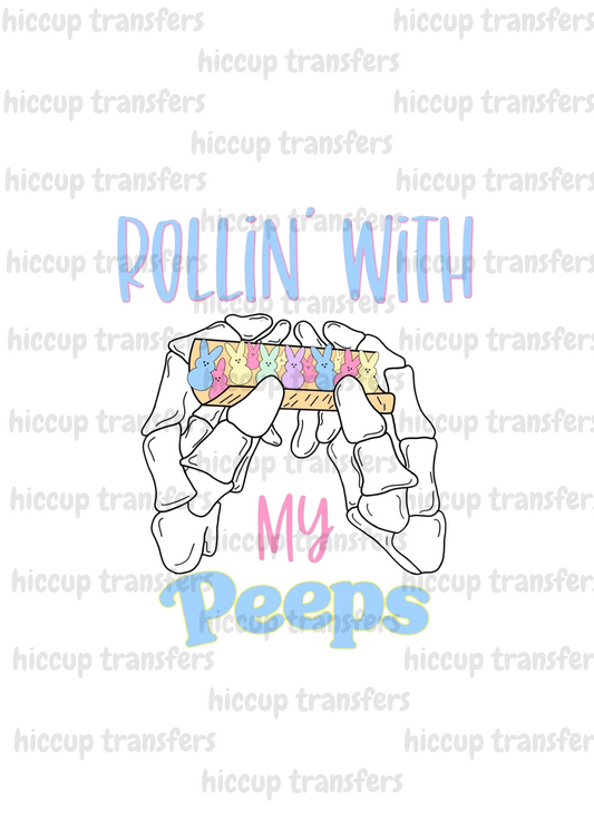 Rolling with my peeps UVDTF decal