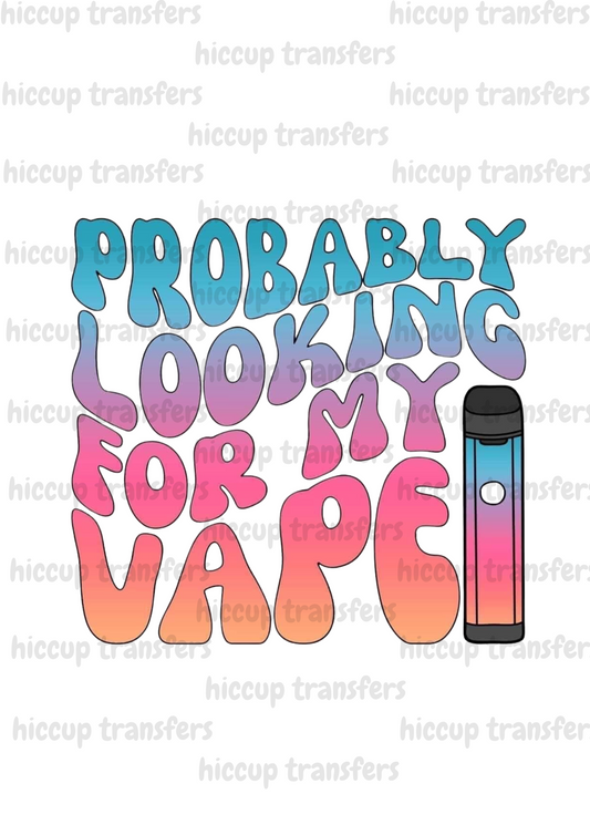 Probably looking for my vape UVDTF decal