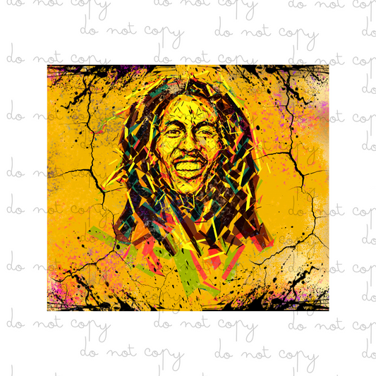 Bob Marley | 20oz Tumbler Sublimation Wrap