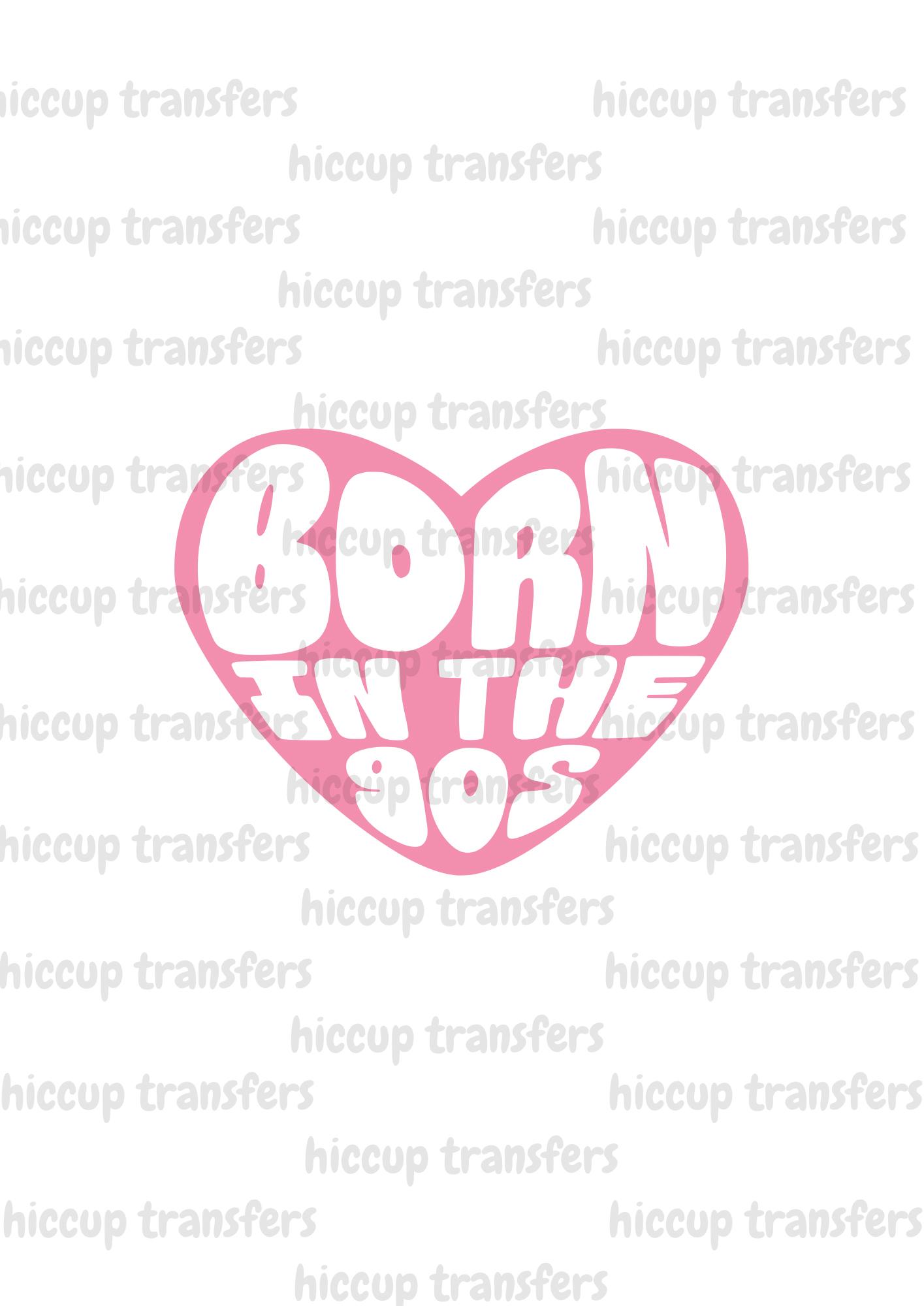 Born in the 90s DTF transfer