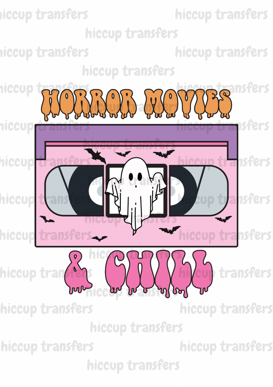 Horror movies & chill DTF transfer