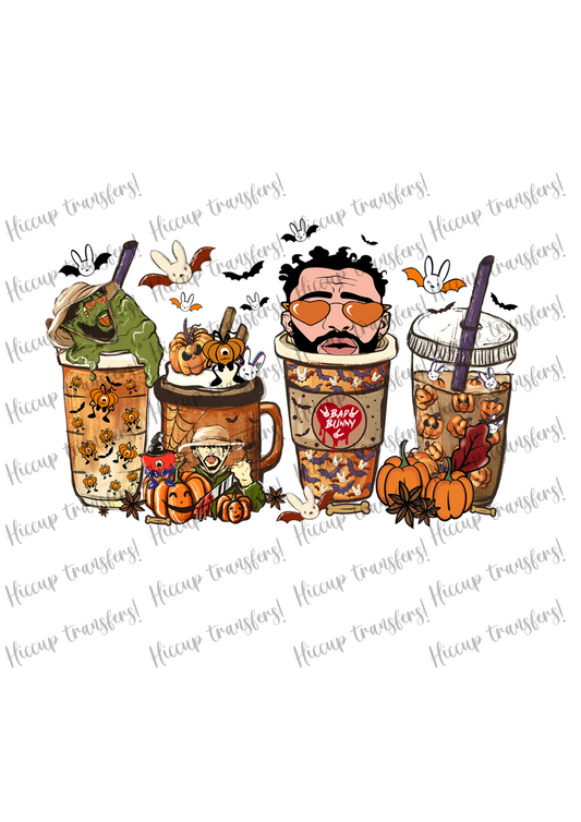 Halloween Cups DTF transfer
