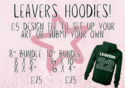 Leavers Hoodies | DTF Transfer | Hiccup Exclusive Design