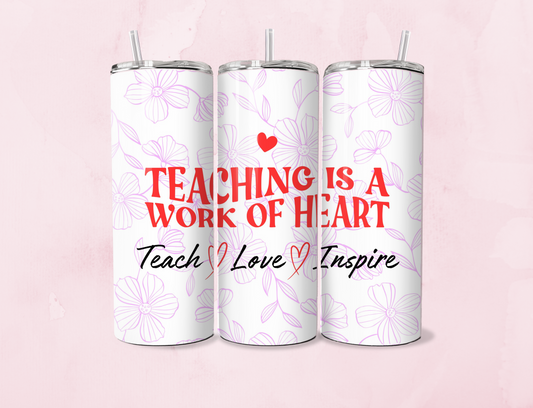 Teacher | 20oz Tumbler Sublimation Wrap