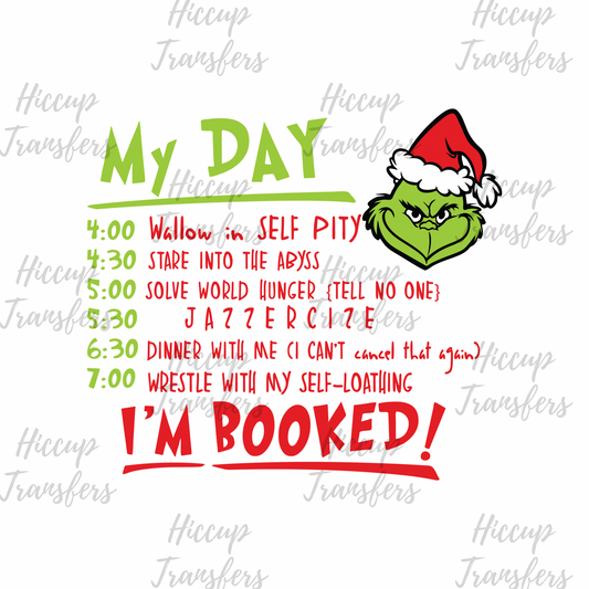 My Day | DTF transfer | Green Christmas