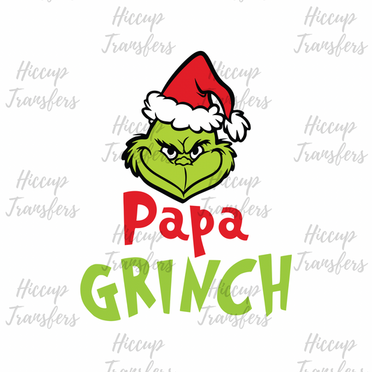 Papa 2.0 | DTF transfer | Green Christmas