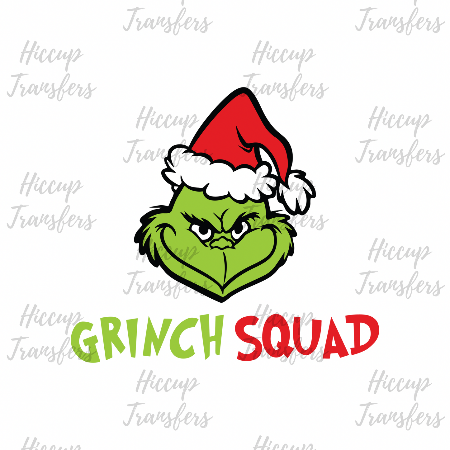 Squad | DTF transfer | Green Christmas