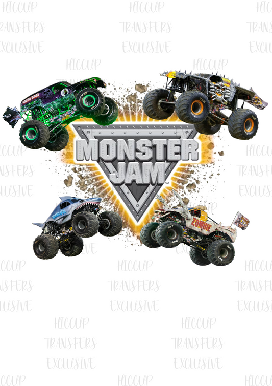 Monster Jam | DTF transfer | Hiccup Exclusive
