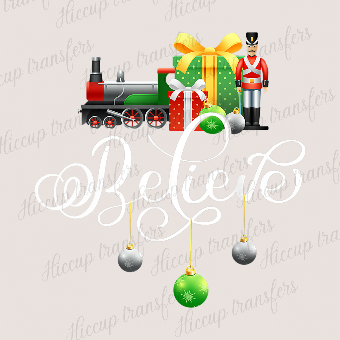 Train - Believe (3) | DTF transfer | Christmas Polar Express