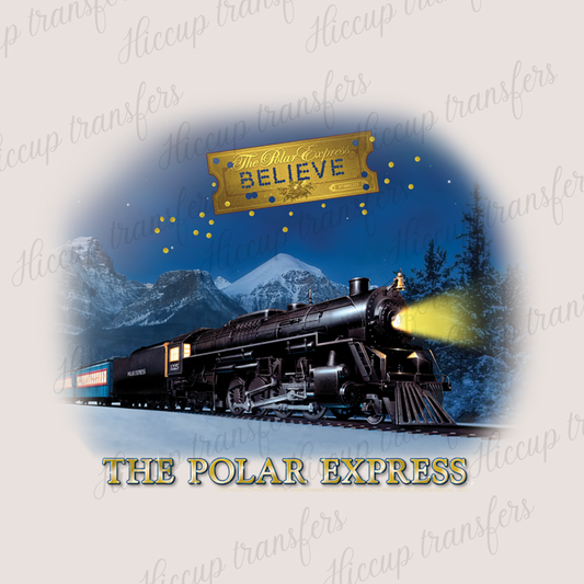 Believe & Train (9) | DTF transfer | Christmas Polar Express