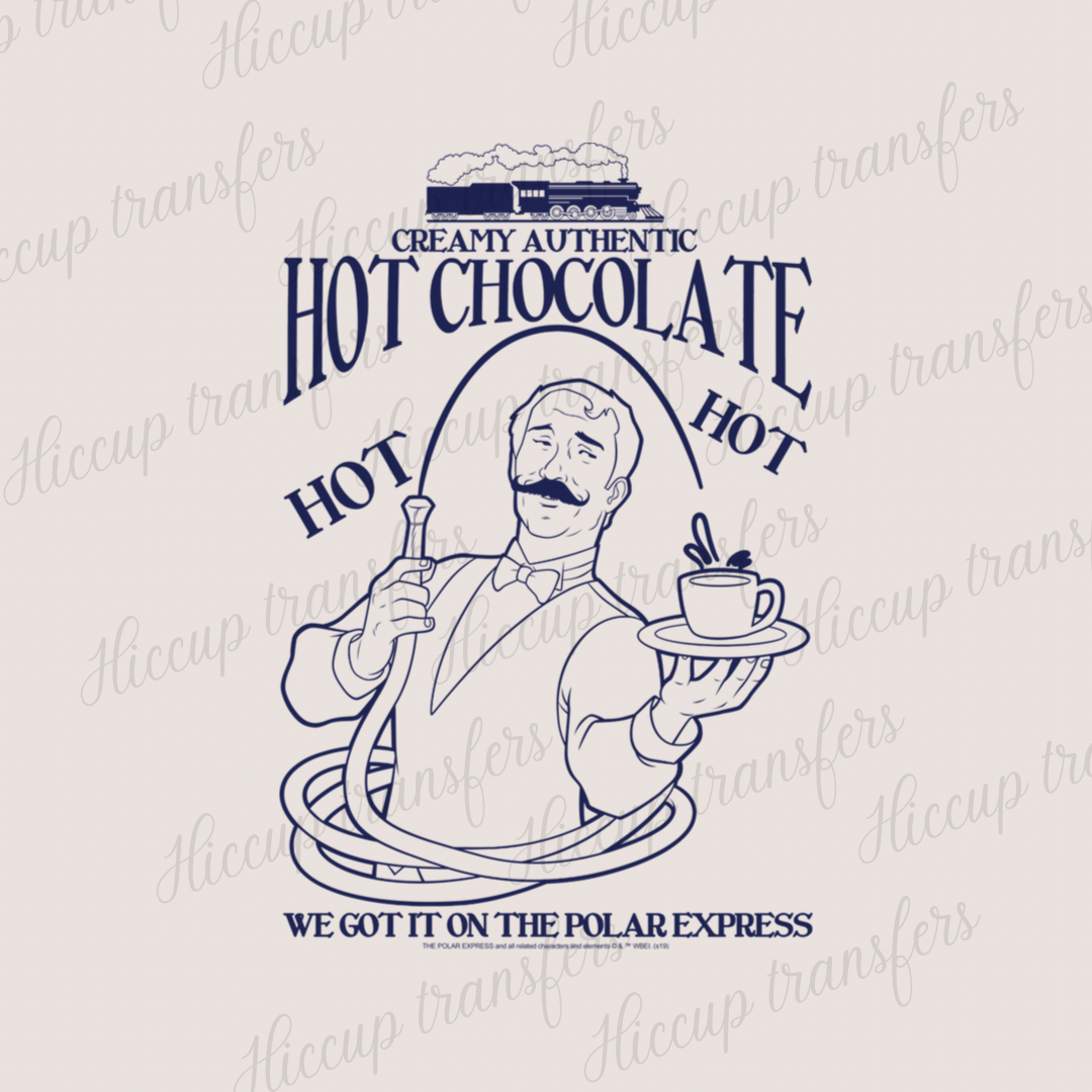 Hot Chocolate (13) | DTF transfer | Christmas Polar Express