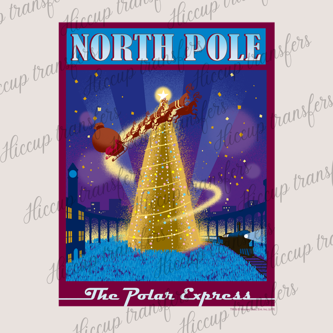 North Pole (16) | DTF transfer | Christmas Polar Express