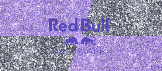 Purple Glitter Red Bull | 16oz Libbey Wrap | Hiccup Exclusive