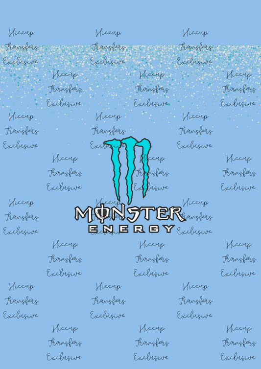 Blue Monster | 20oz Tumbler Sublimation Wrap | Hiccup Exclusive