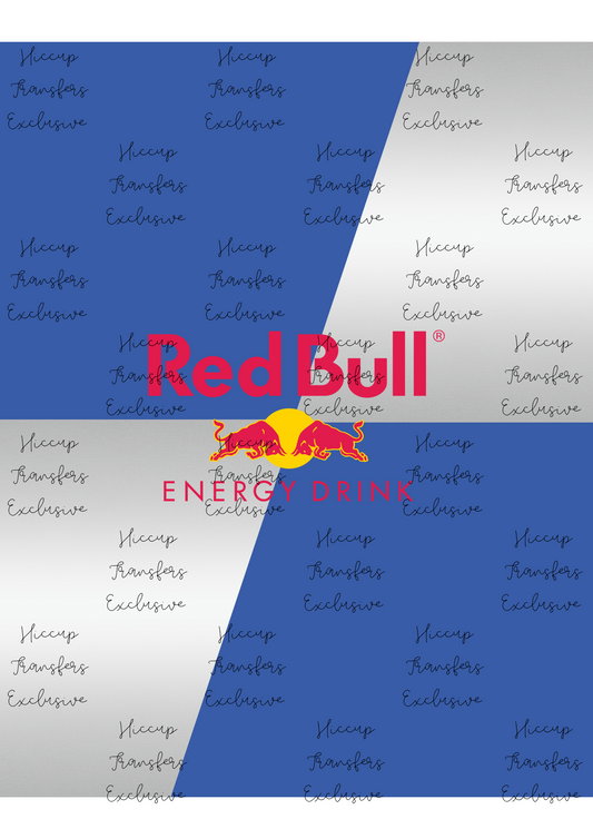 Red Bull OG | 20oz Tumbler Sublimation Wrap | Hiccup Exclusive